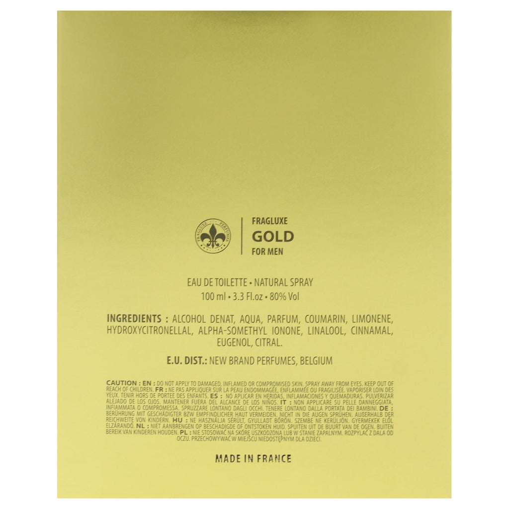 Gold 3.4 oz EDT Spray U145