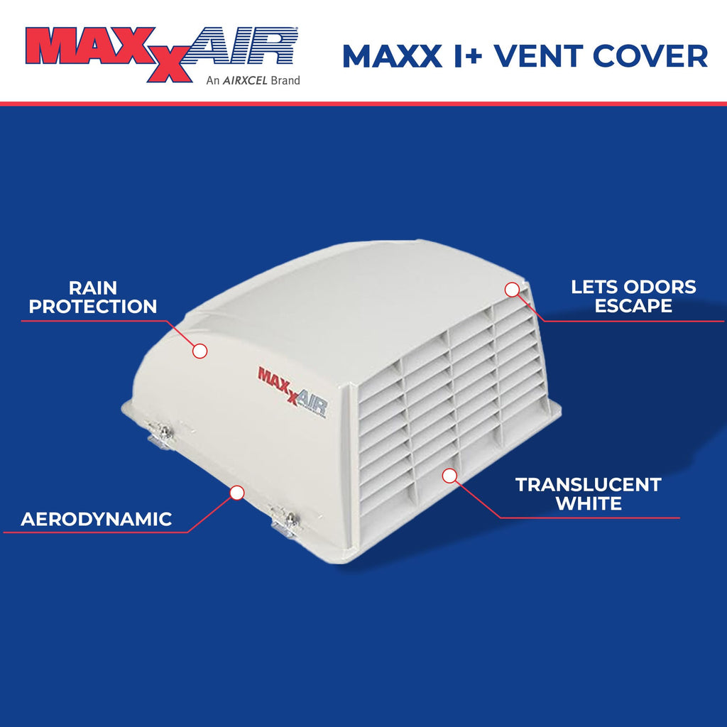 White RV Roof Vent Cover X52516