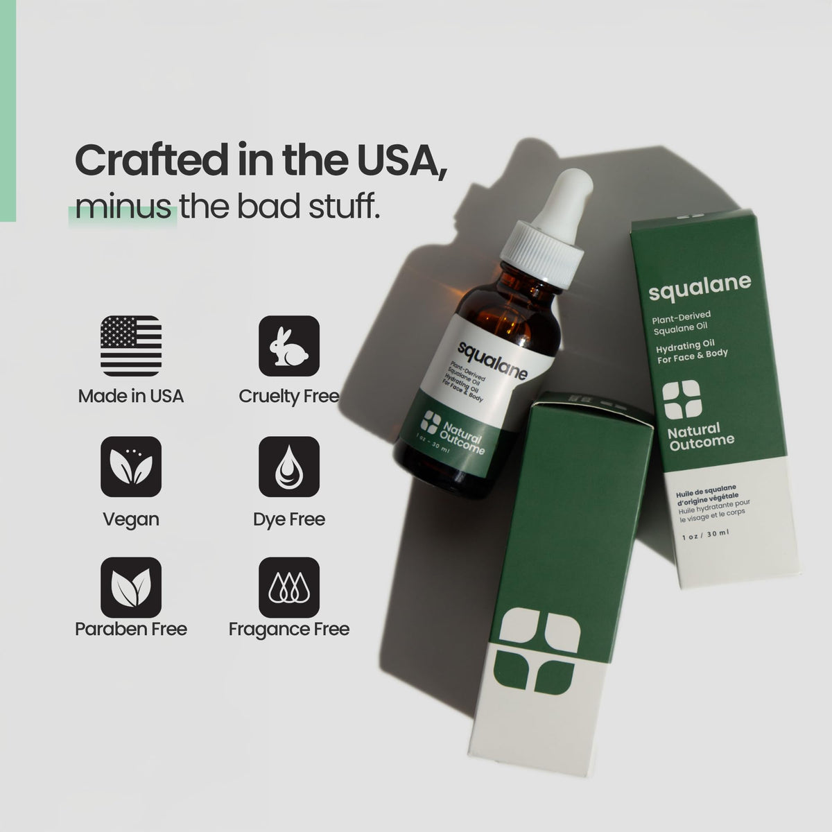 100% Plant Derived Squalane Oil 1 oz X1100