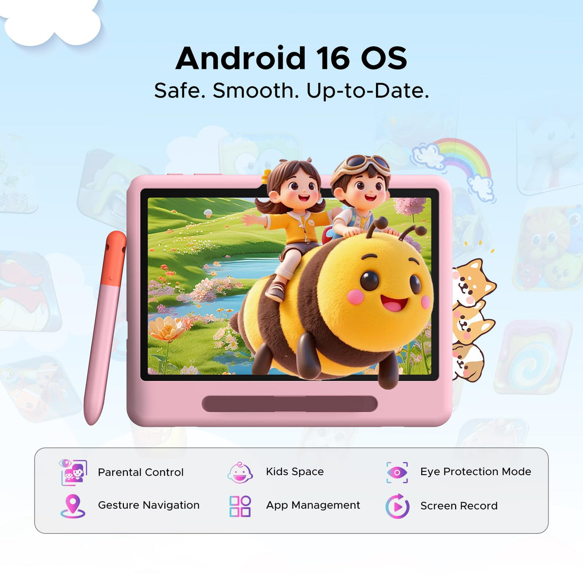 10 inch Tablet with 32GB RAM 64GB ROM D5363