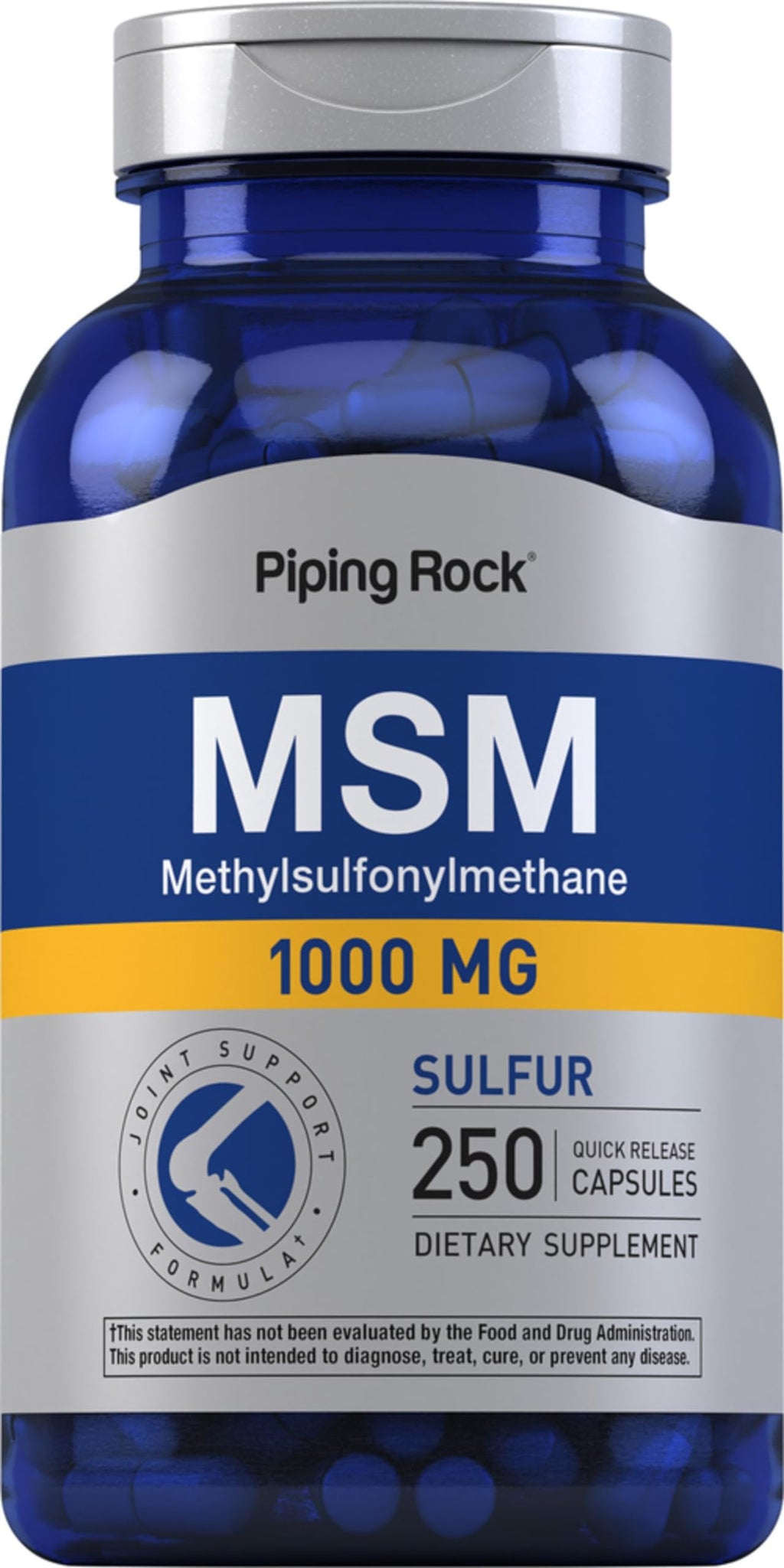 MSM 1000mg Capsules 250 Count G29930