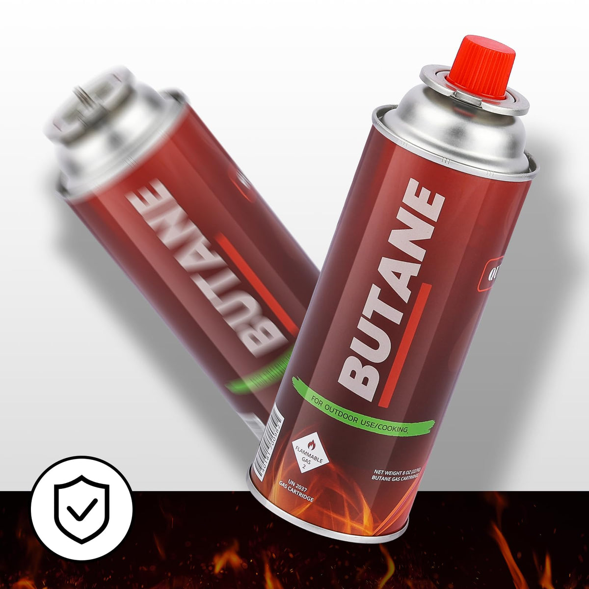 Butane Fuel Canisters 12 Pack E855