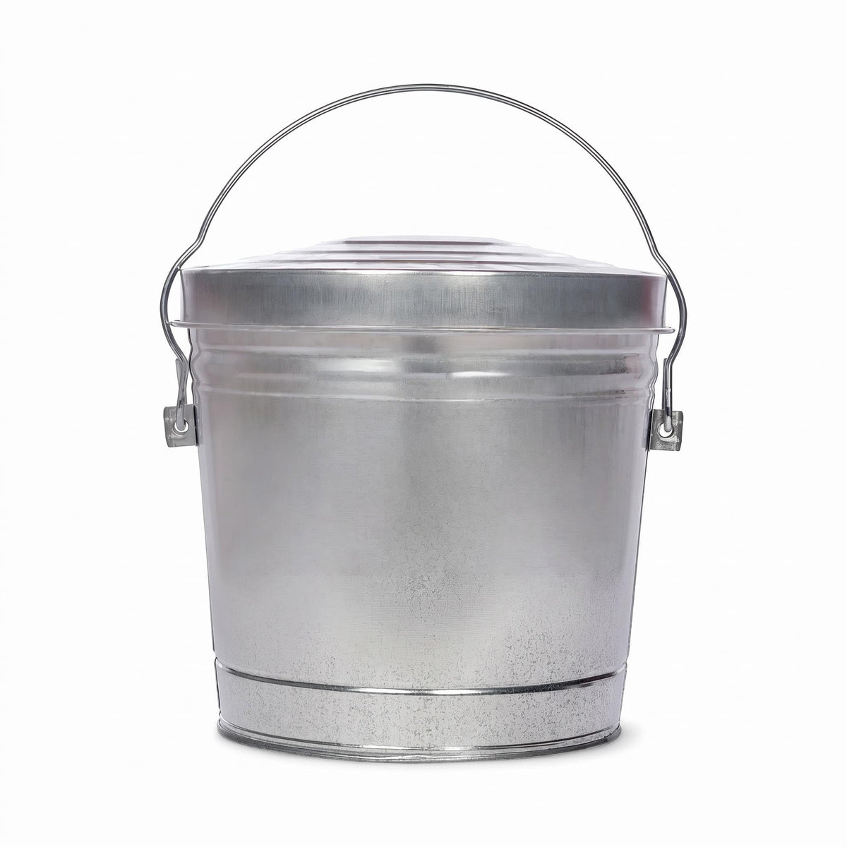 6 Gallon Galvanized Steel Storage Container with Locking Lid O57608