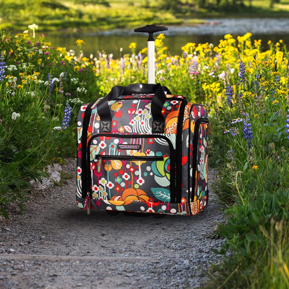 15 Inch Carry On Rolling Wheels Suitcase K245