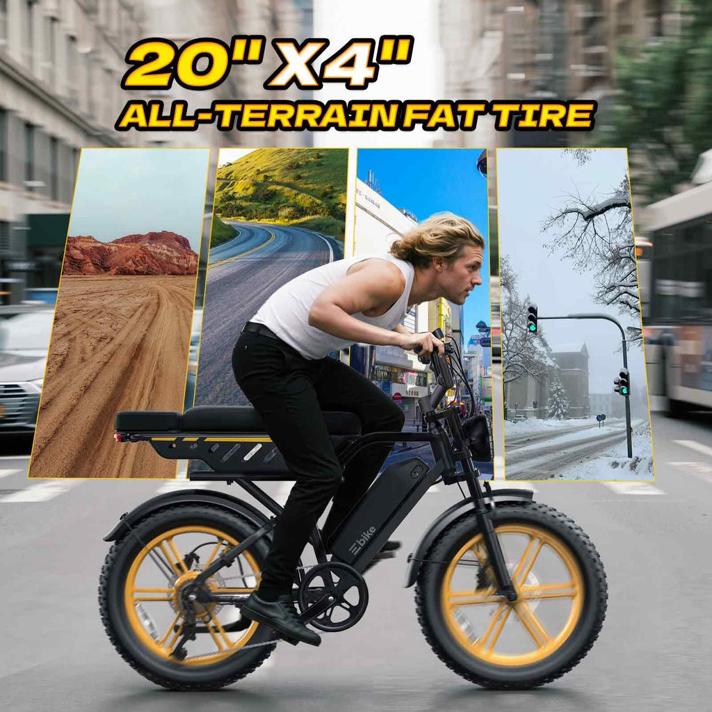 Electric Bike for Adults 48V 15/30 Ah Battery H9371