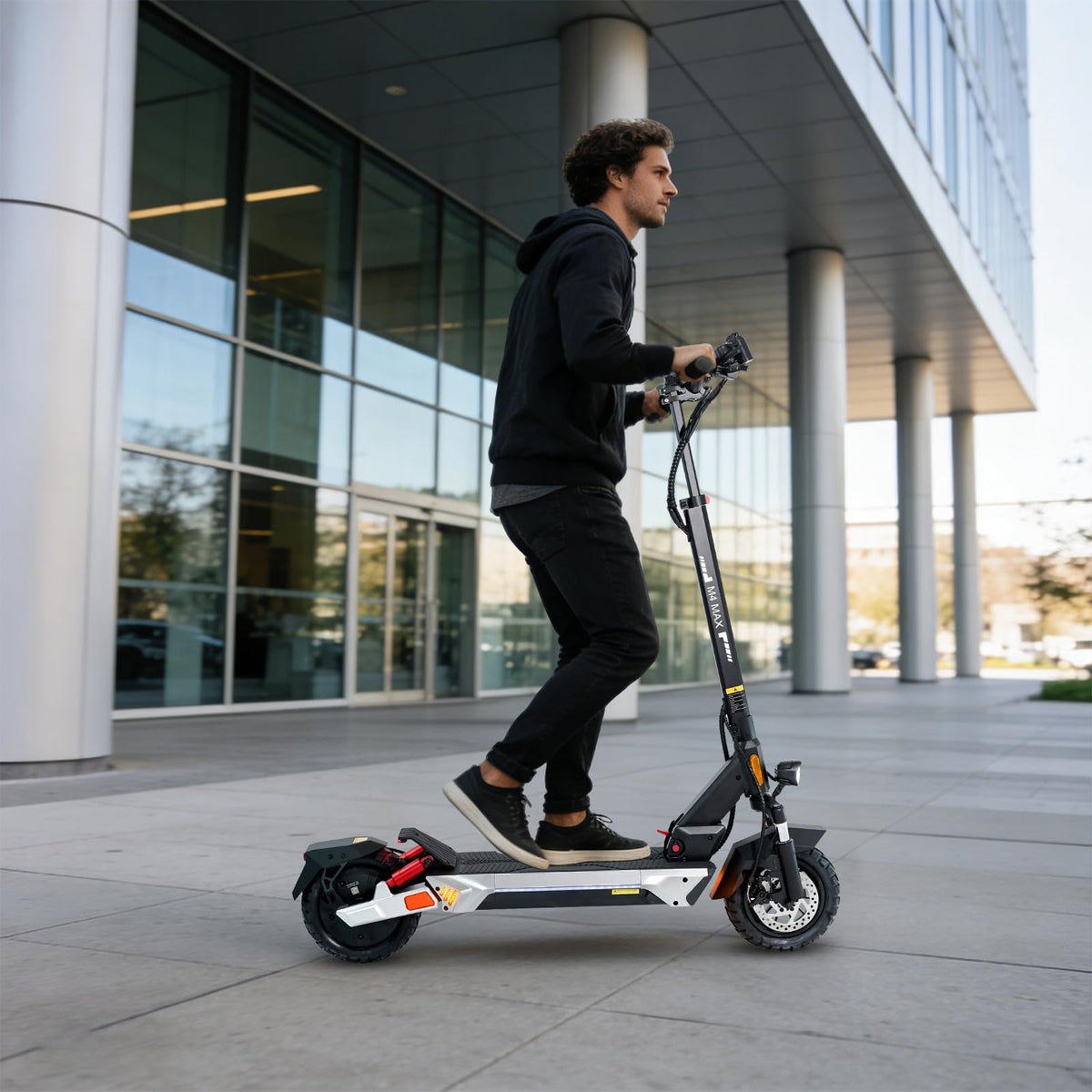 Electric Scooter 1600/4000/6000W Motor 50 Miles Range 10" Off Road Tire Folding E-Scooter with Detachable Seat N438