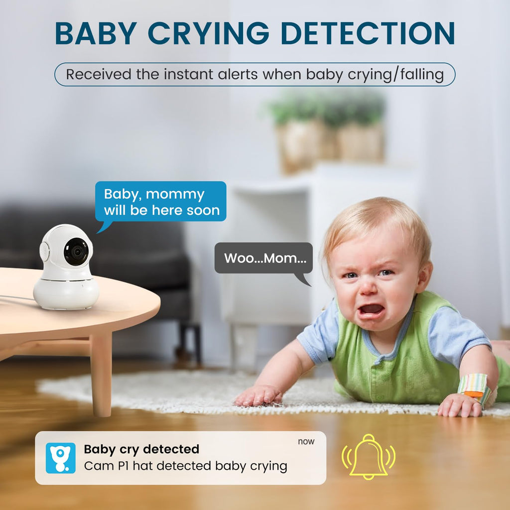 2K Indoor Security Camera with Night Vision U987
