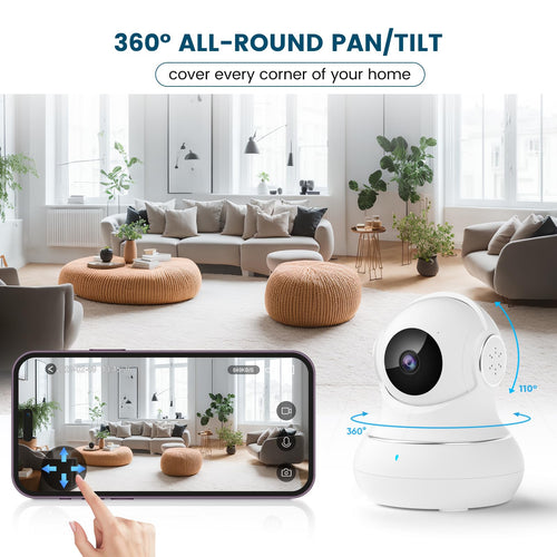 2K Indoor Security Camera with Night Vision U987