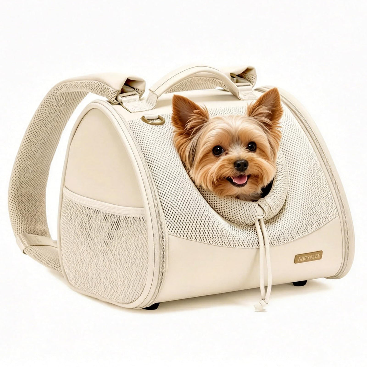 Adjustable Ventilated Front Facing Small Dog Cat Carrier Backpack Y887228