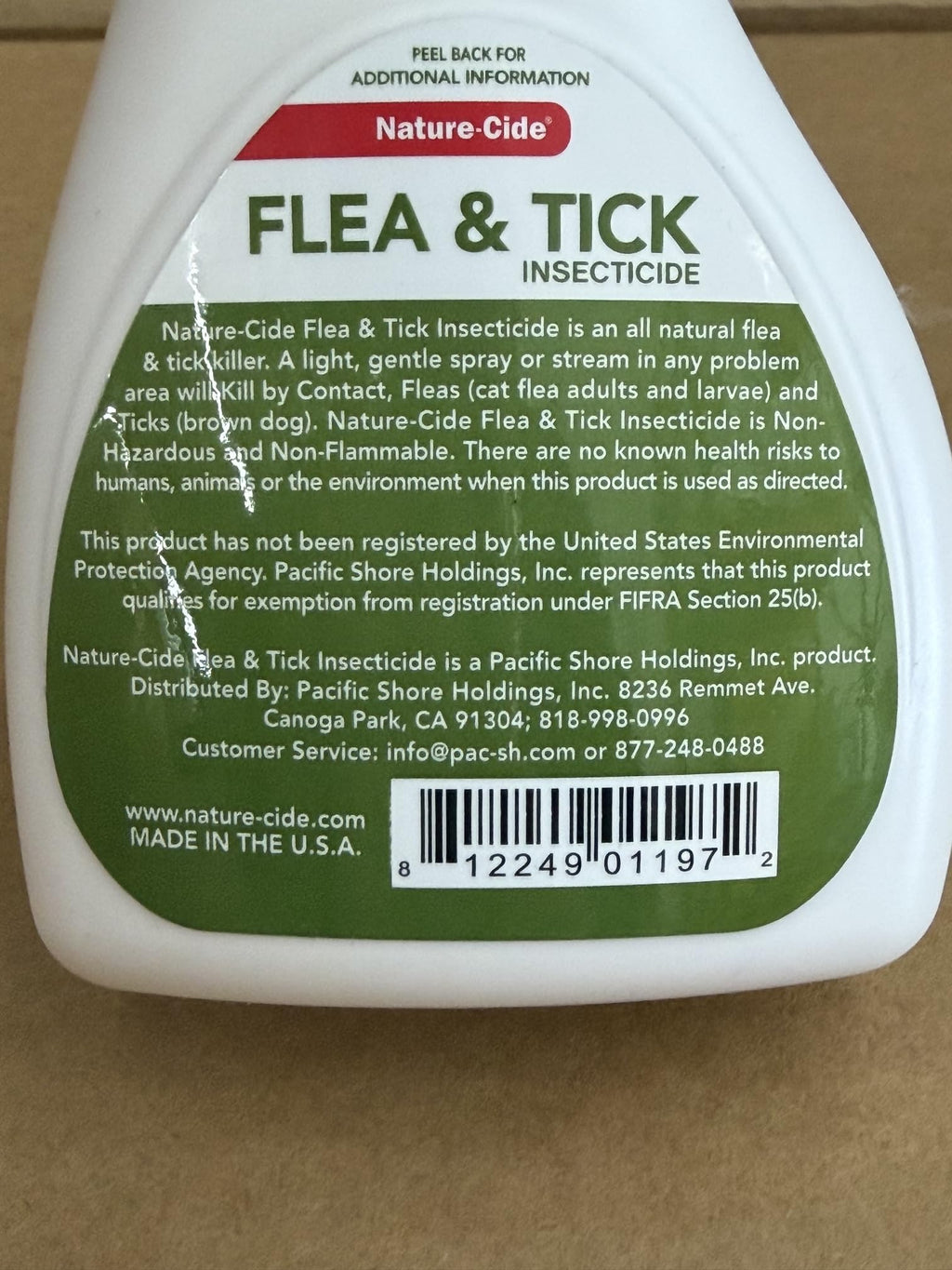 All Natural Flea and Tick Spray 8 oz Y666572