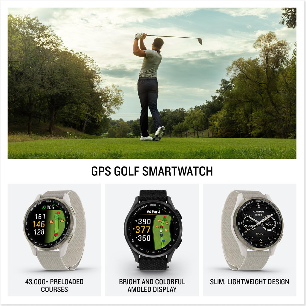 Slate Black Golf GPS Watch O994