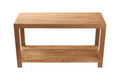 Teak Shower Stool and Spa Bench with Shelf Q9599