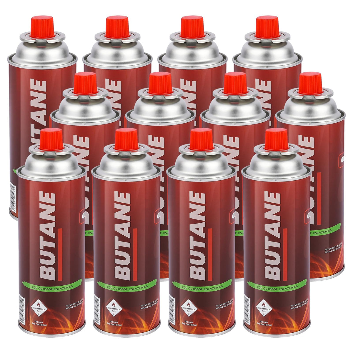 Butane Fuel Canisters 12 Pack E855