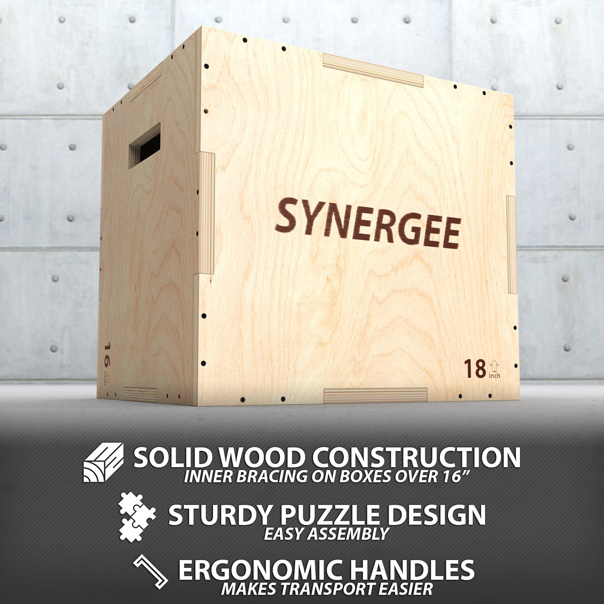 3 in 1 Wood Plyo Box D3469