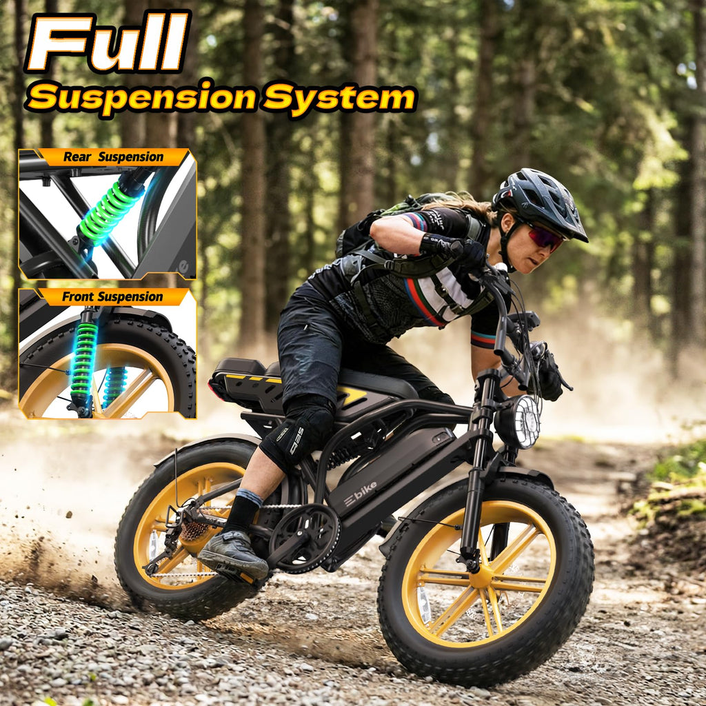 Electric Bike for Adults 48V 15/30 Ah Battery H9371