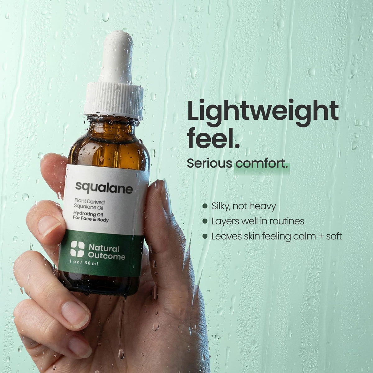 100% Plant Derived Squalane Oil 1 oz X1100
