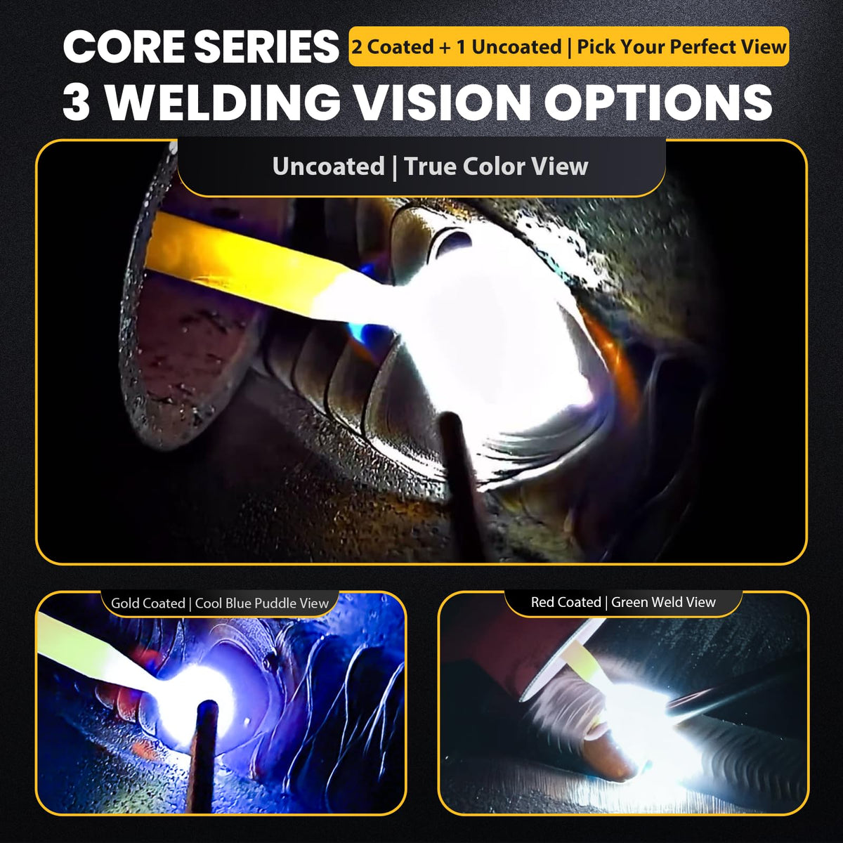 Auto Darkening Welding Lens 2"x4 1/4" True Color E113976