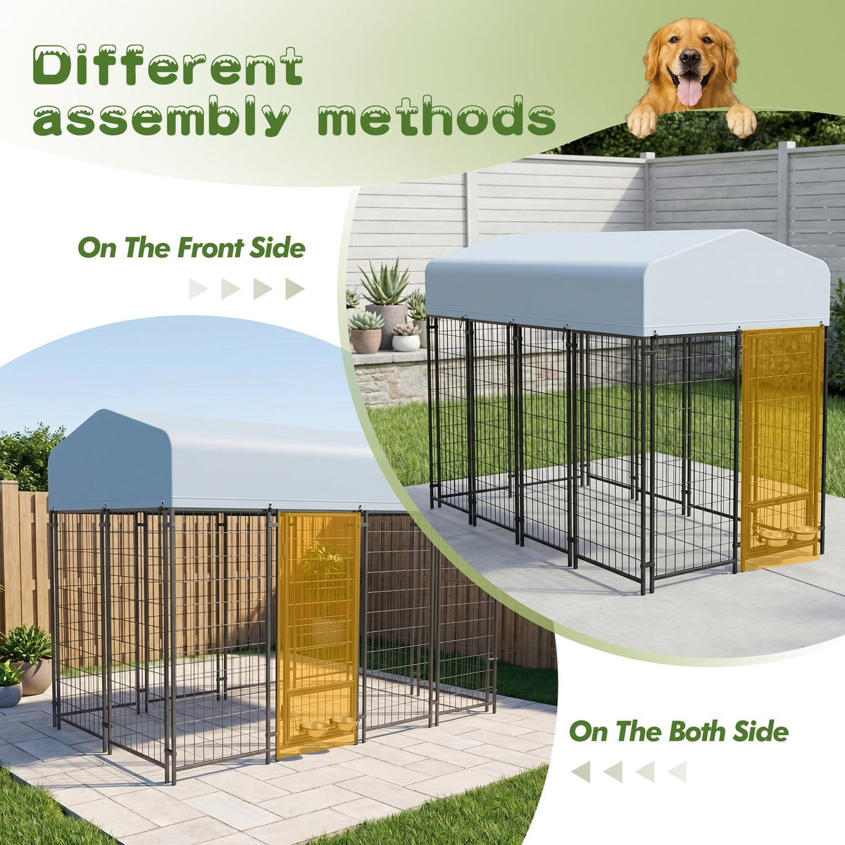 8x4x6 FT Dog Kennel E9699