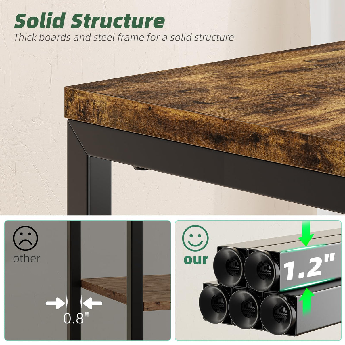 3 Tiers Shelf Side Table P29455