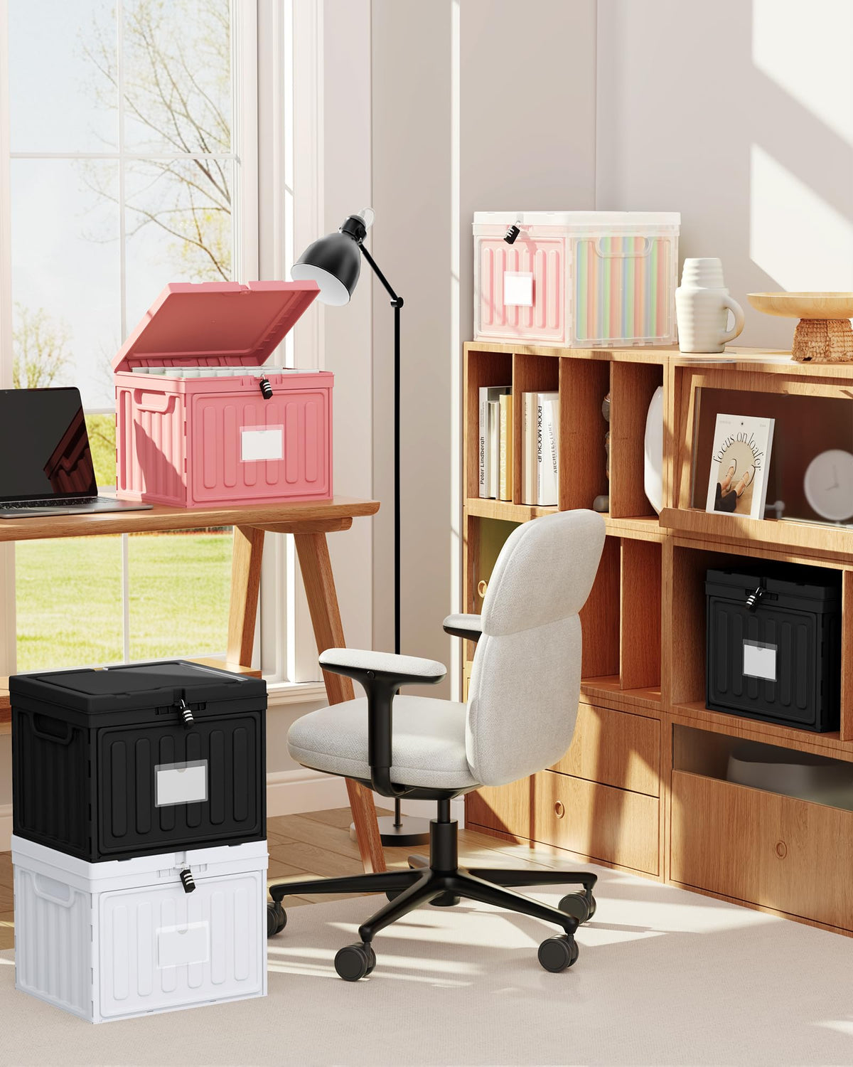 2 Drawer Plastic File Cabinet G1541