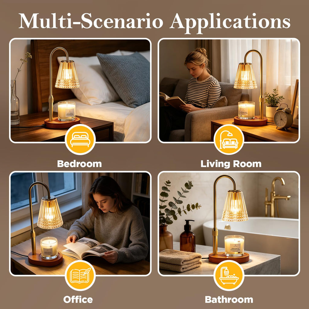 Candle Warmer Lamp with Timer I483044