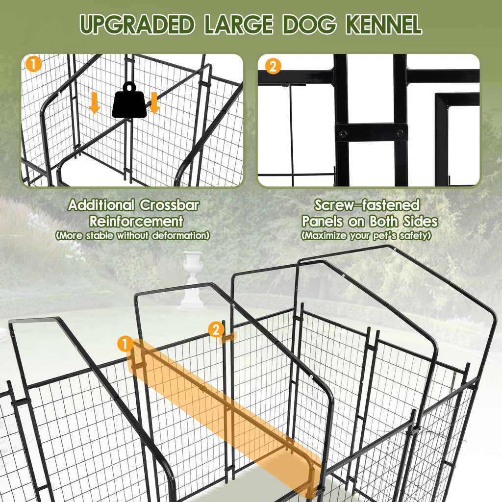 8x4x6 FT Dog Kennel E9699