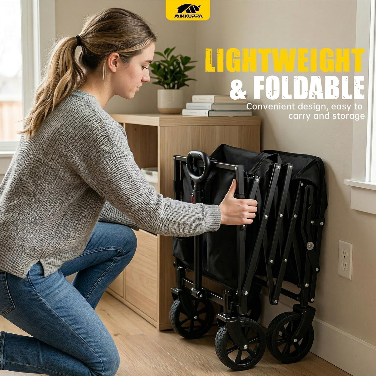 Collapsible Dog Wagon with Ramp V4148
