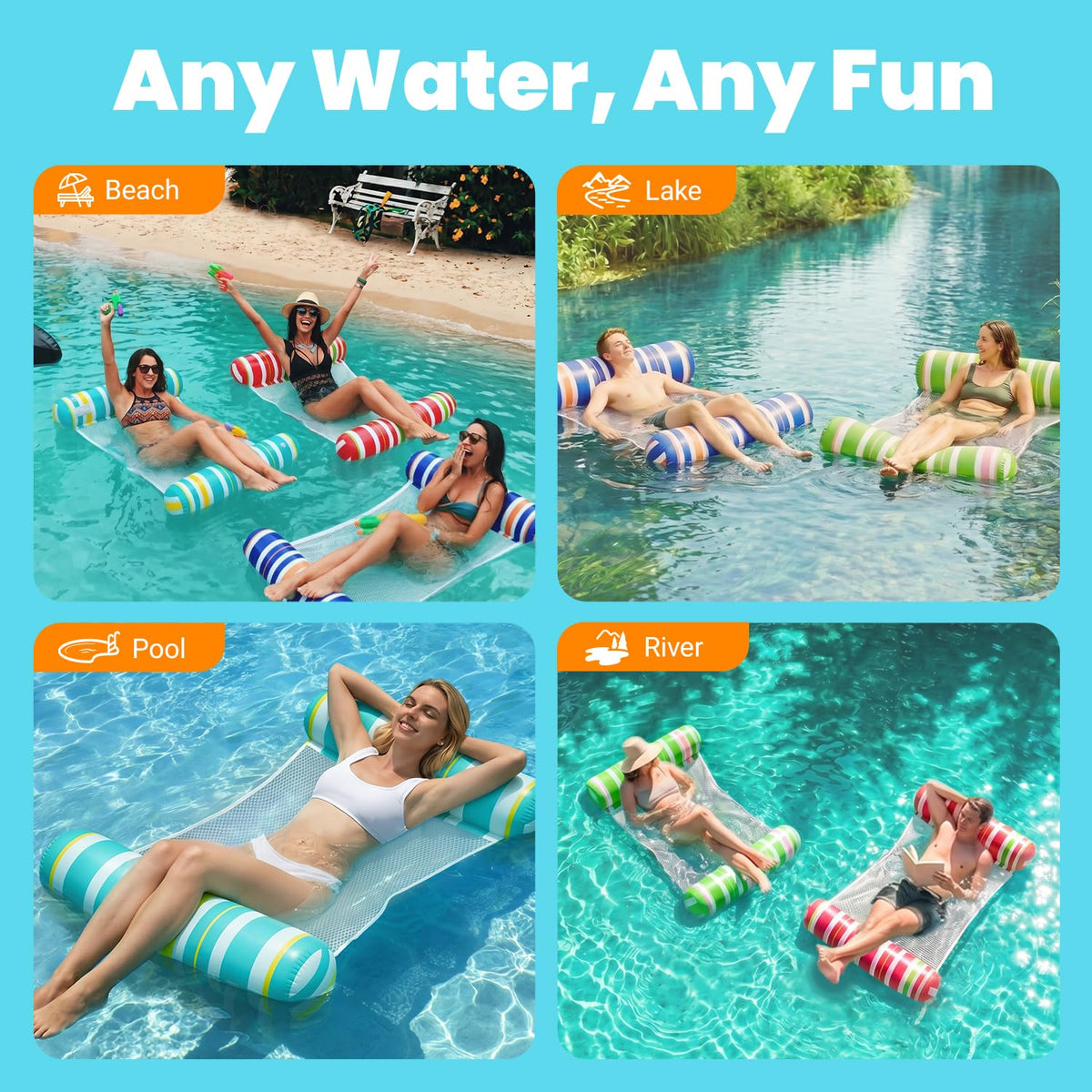 Inflatable Water Hammock E85467