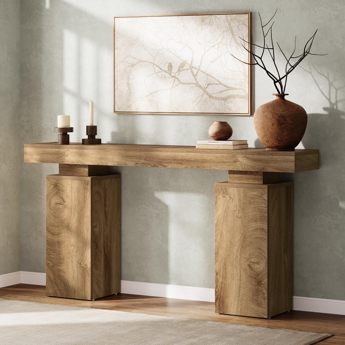 63-Inch Farmhouse Console Table K245085