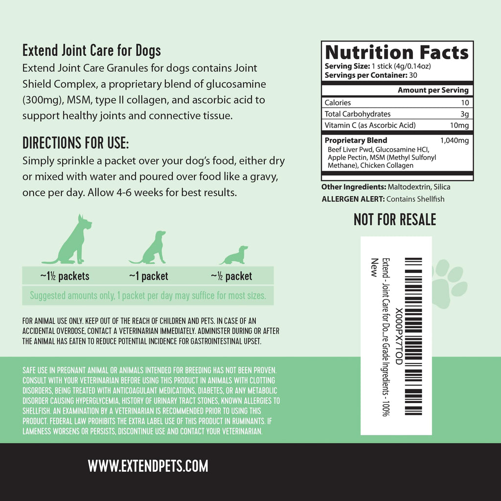 Dog Joint Supplement with Glucosamine A52469