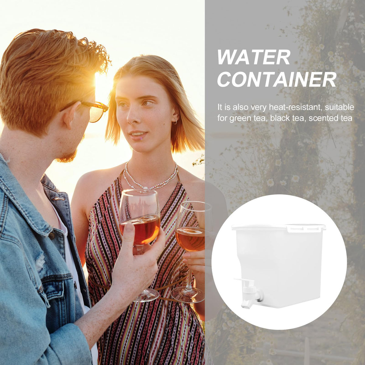 Cold Water Pitcher with Faucet L68005