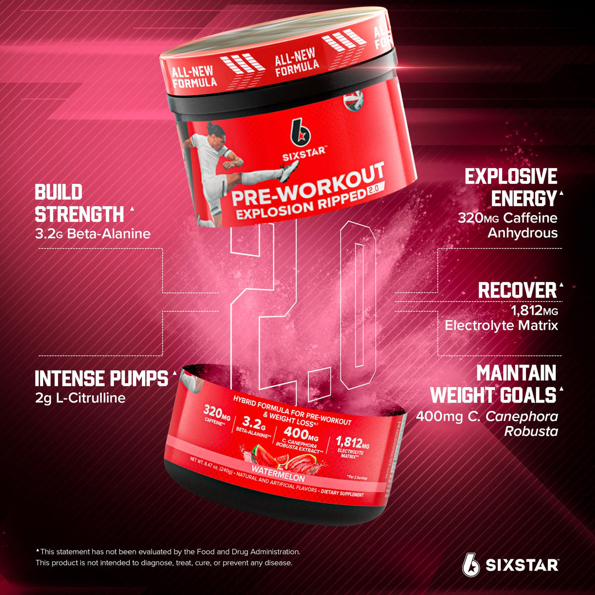 Watermelon Pre-Workout 30 Servings L96658