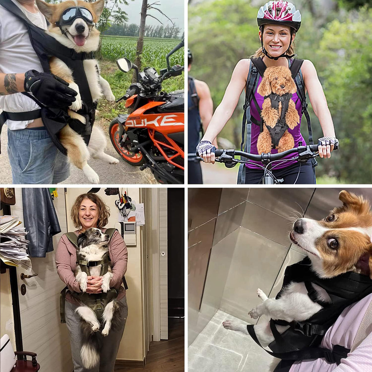 Adjustable Legs Out Dog Carrier Backpack Q985