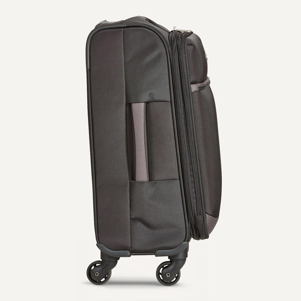 18" Medium Expandable Softside Suitcase with Spinner Wheels, Black W55201