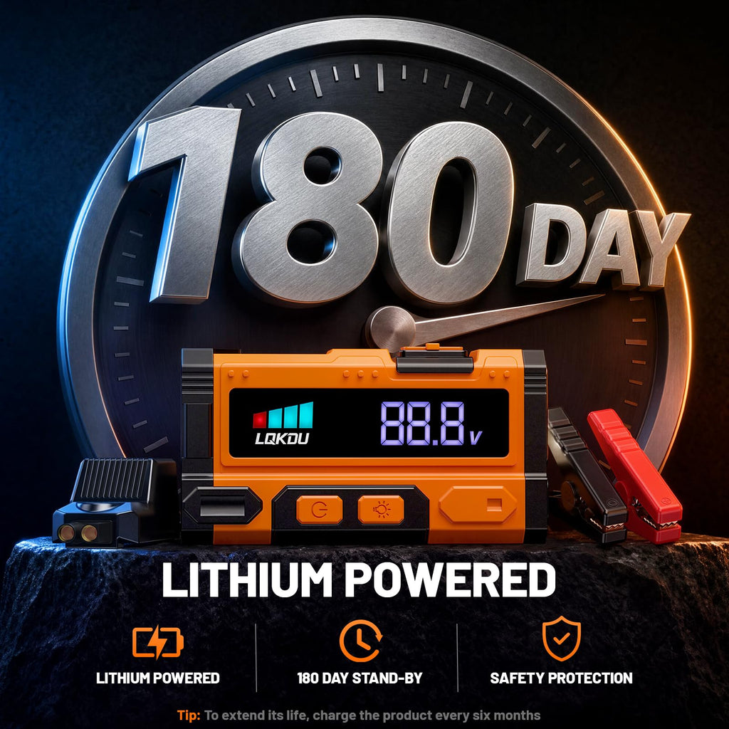 5000A 12V Portable Lithium Jump Starter O735