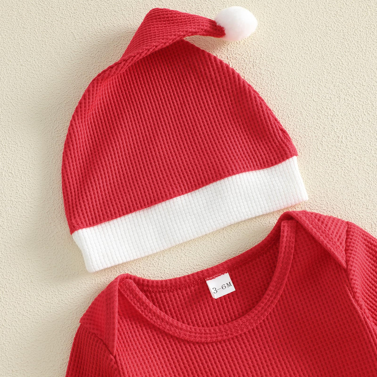 Baby Christmas Lights Romper + Santa Hat D573300