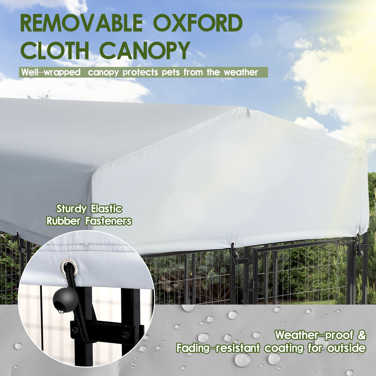 8x4x6 FT Dog Kennel E9699