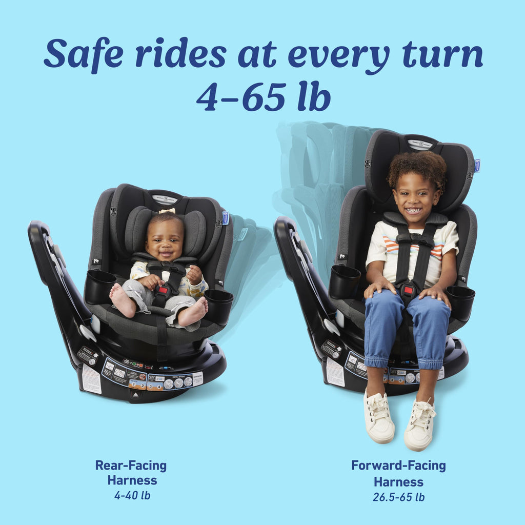 2-in-1 Rotating Convertible Car Seat A587209