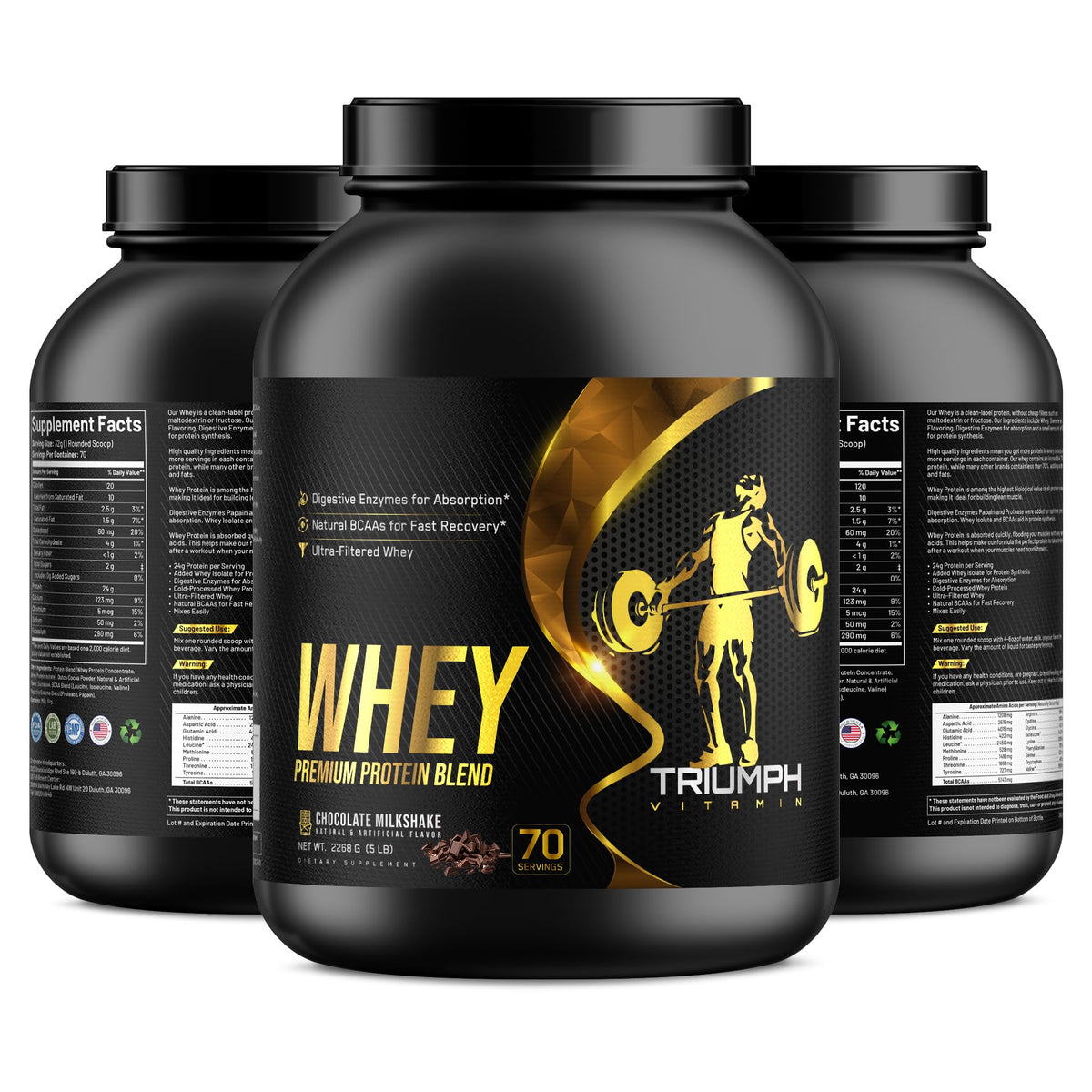 Whey Protein Chocolate 70 Servings Y113838