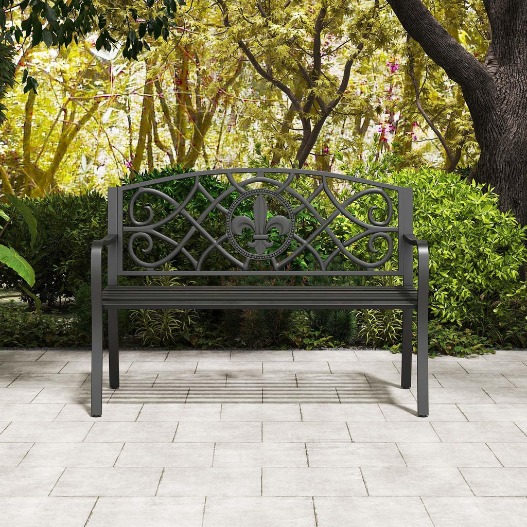 Metal Outdoor Bench H561577