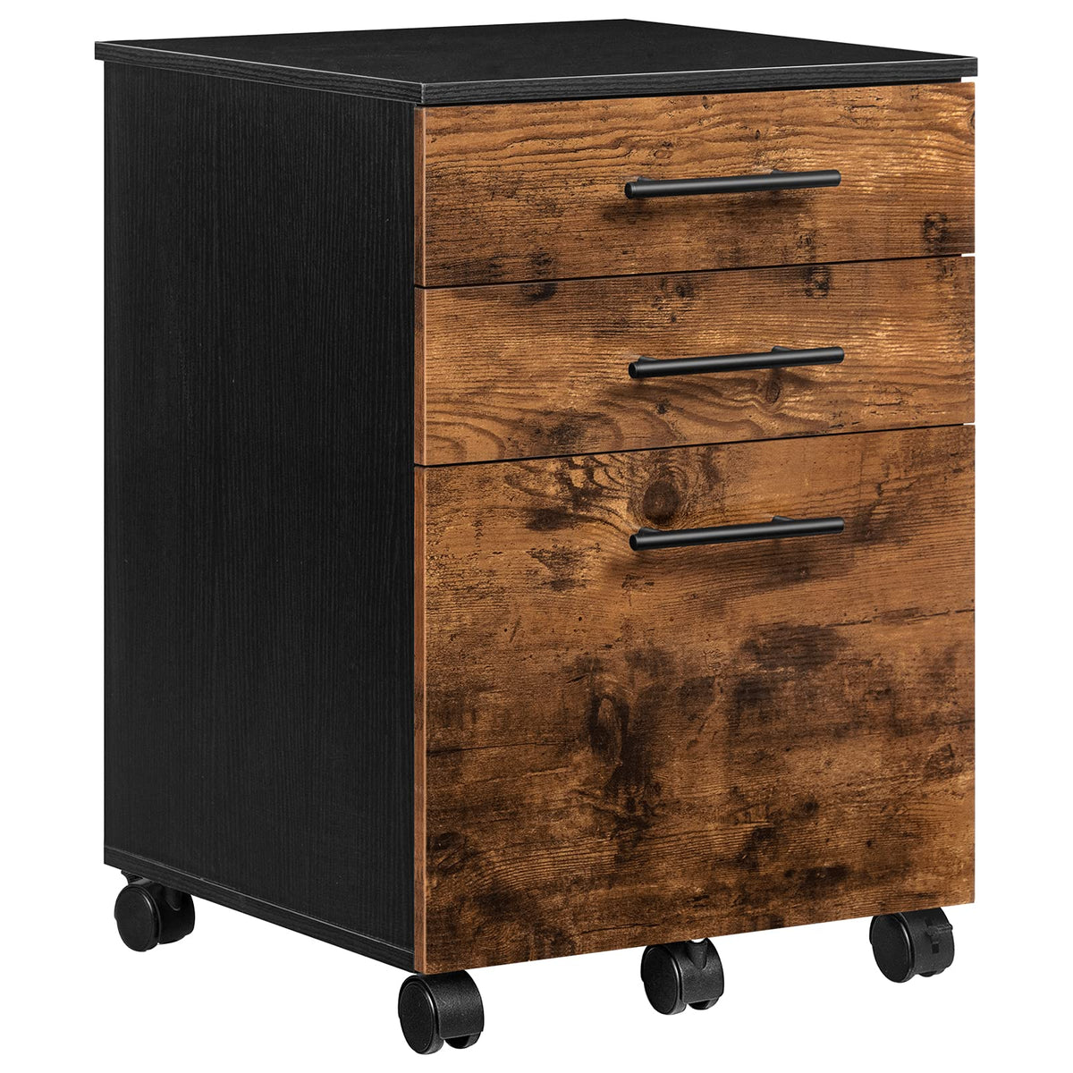 3 Drawer Wood File Cabinet Q5441