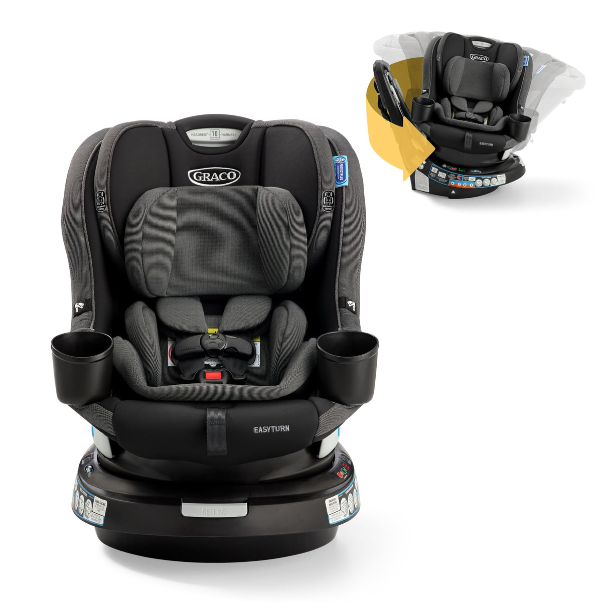 2-in-1 Rotating Convertible Car Seat A587209
