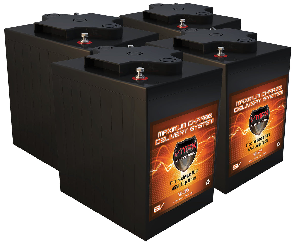 4 6V 225Ah AGM Deep Cycle Batteries N299162