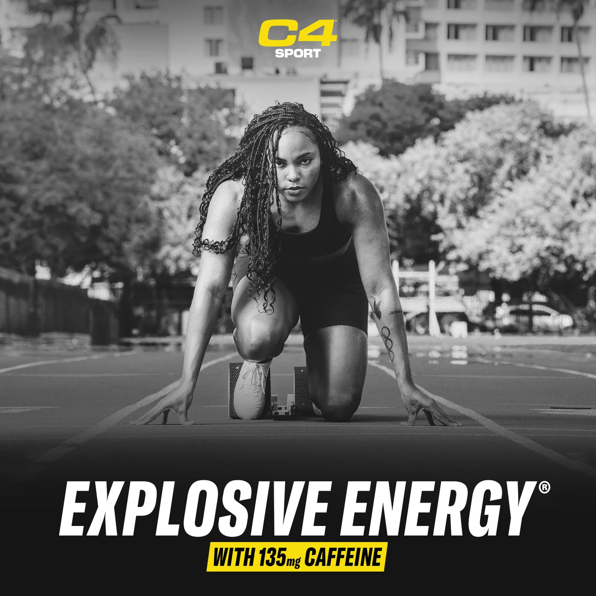 Pre Workout Powder with 135mg Caffeine, Blue Raspberry, 30 Serv Y50448