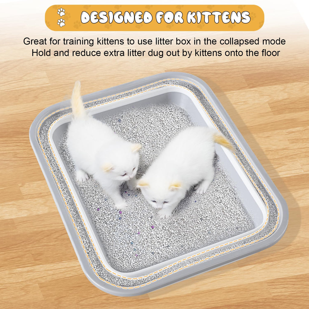 Collapsible Open Cat Litter Box W4270