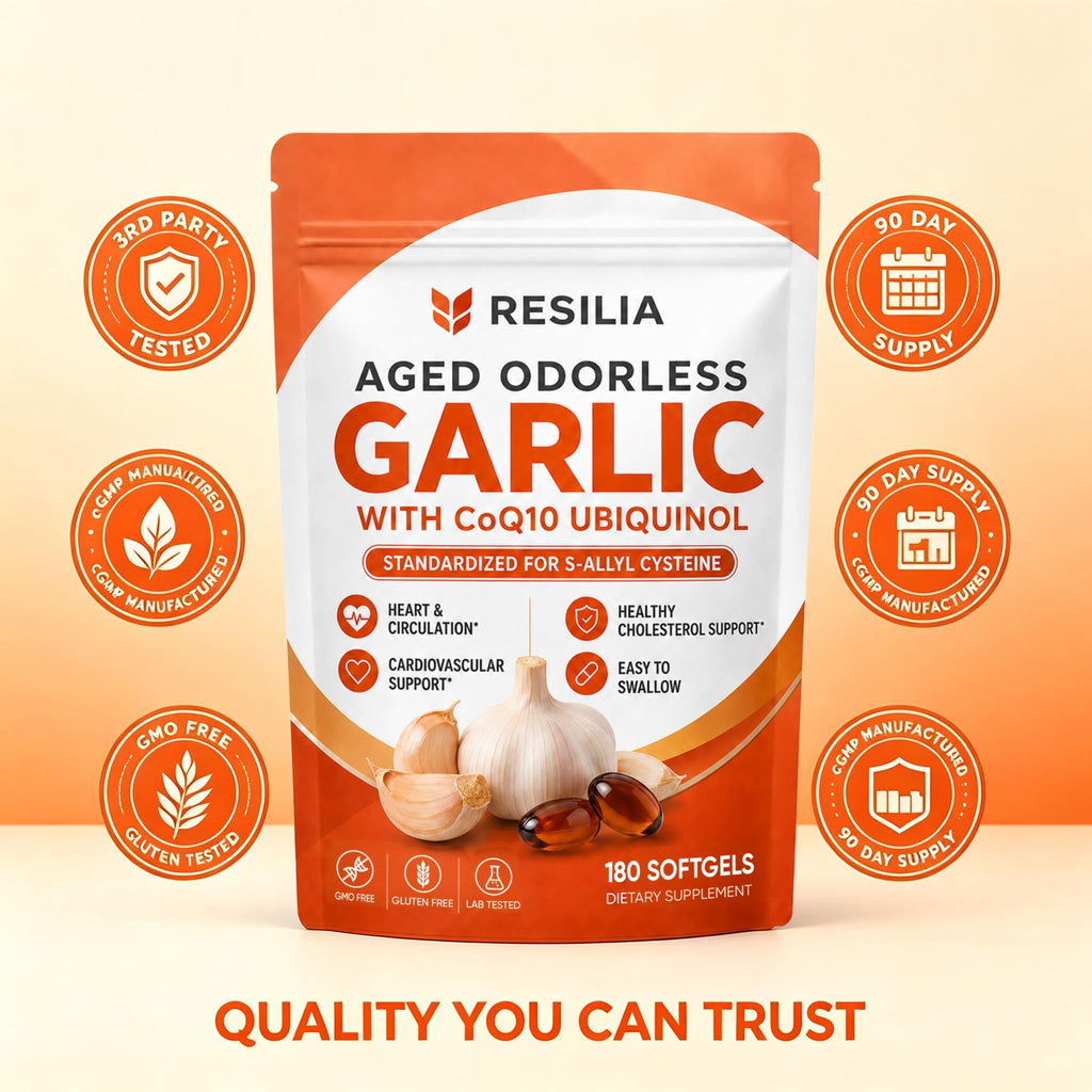 Aged Garlic Supplement 180 Softgels 1200mg M831
