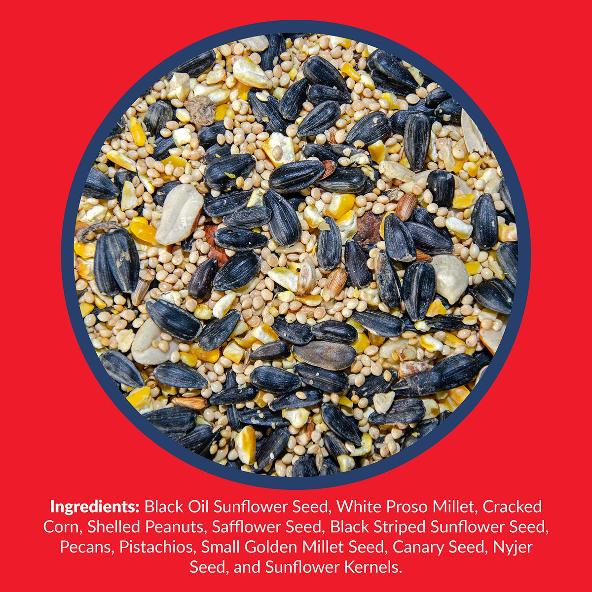 Wild Bird Seed with Nuts and Sunflower Seeds, 20 lb. and 40 lb. Bags S5364
