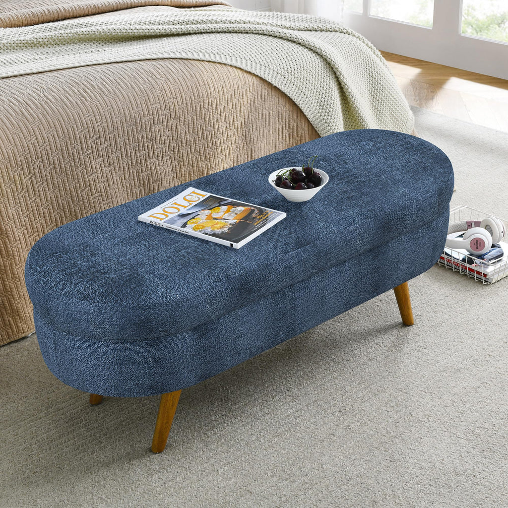 Oval Storage Bench M815