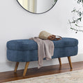 Oval Storage Bench M815