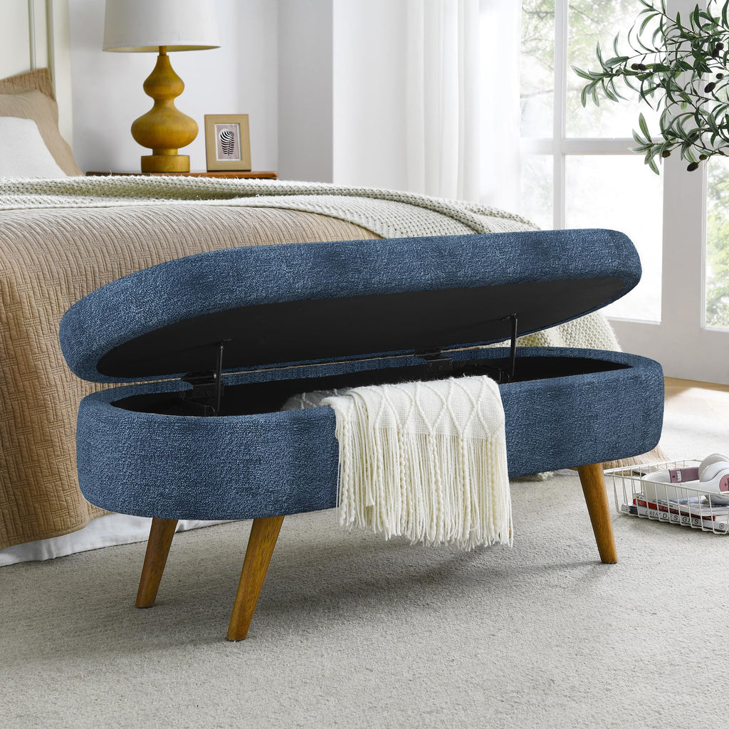 Oval Storage Bench M815